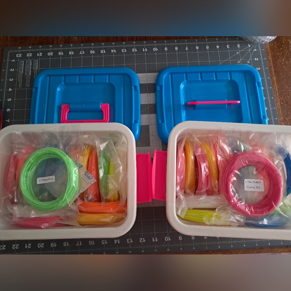 Colorful 3D Printing Filament 34 Mini Rolls 1.75mm PLA - NEW